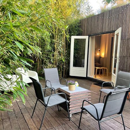 Tiny-House Van Zeecontainers Bij Het Bos أورانييفاود المظهر الخارجي الصورة