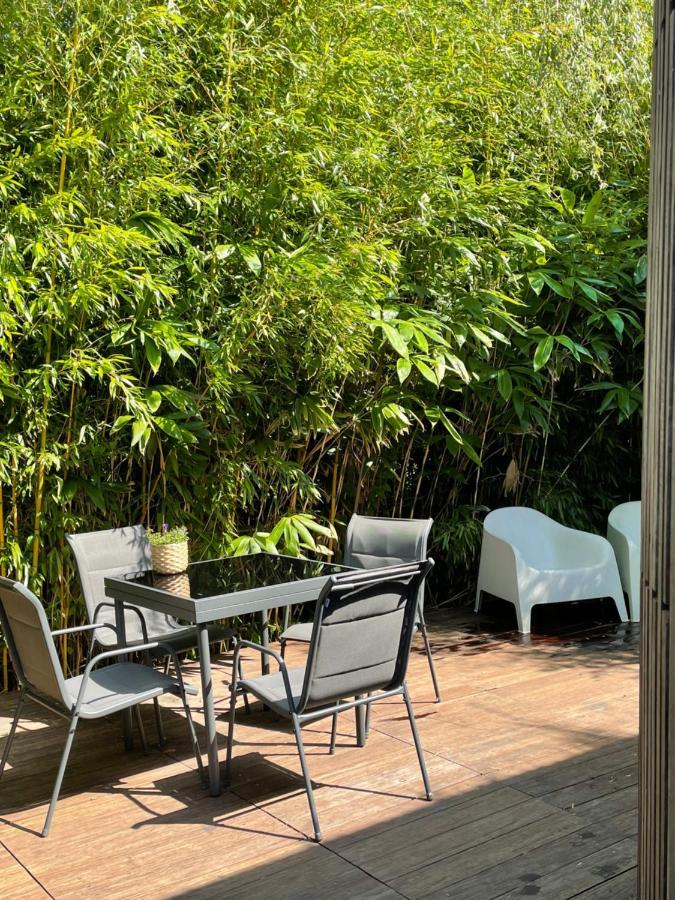 Tiny-House Van Zeecontainers Bij Het Bos أورانييفاود المظهر الخارجي الصورة